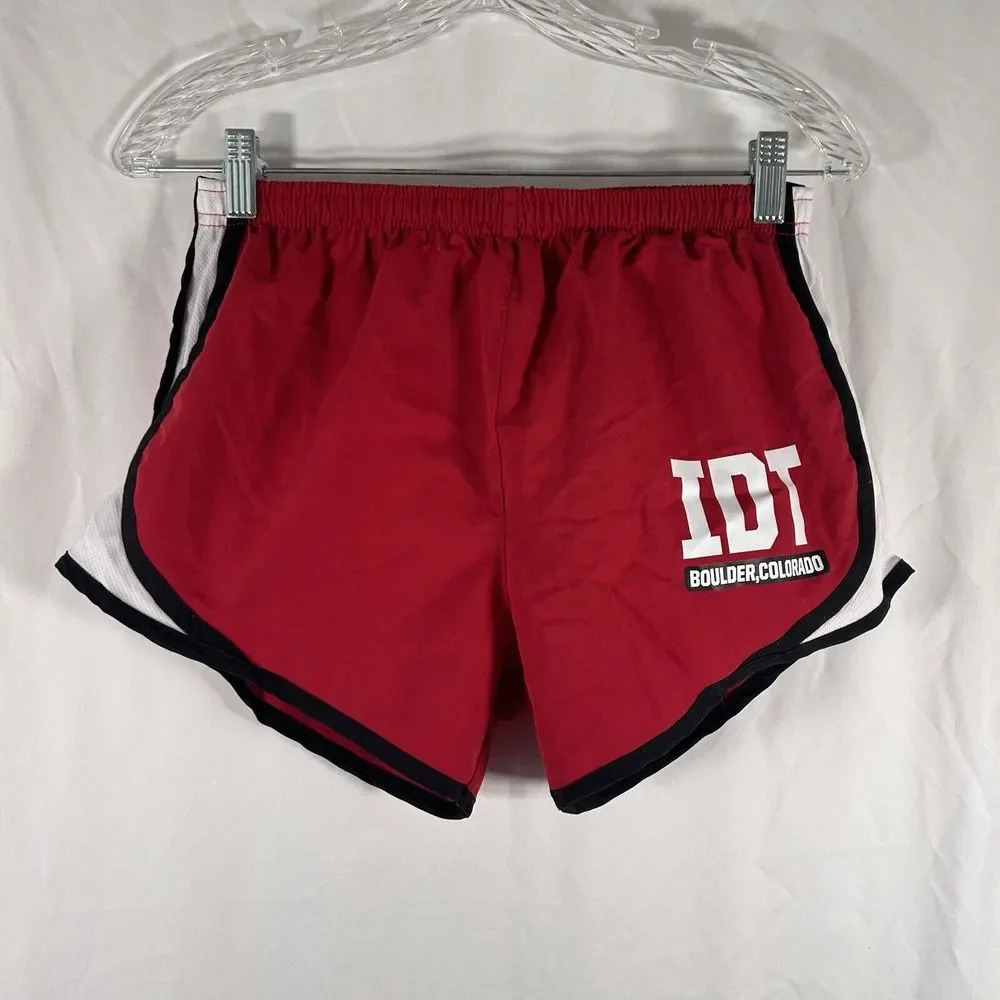 IDT Colorado Shorts Women's Small Red Boulder Colorado Running Shorts
